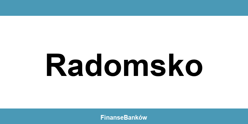 Kontakt – bankomat i wpłatomat Euronet w Radomsko