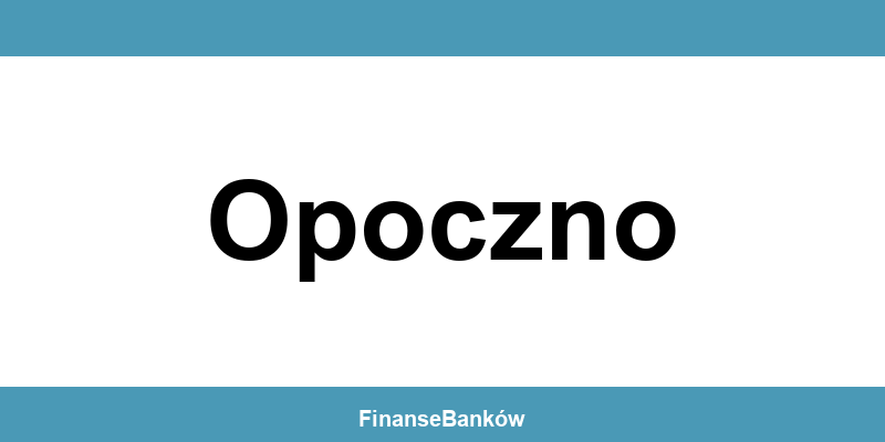 Kontakt – bankomat i wpłatomat Euronet w Opoczno