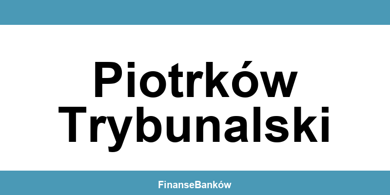Kontakt – bankomat i wpłatomat Euronet w Piotrków Trybunalski